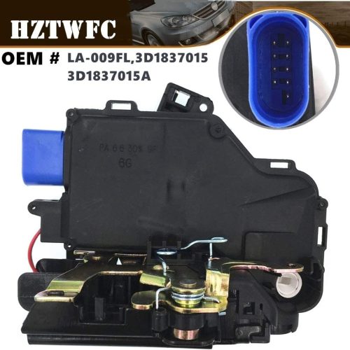 Front Left Door Lock Actuator Central Mechanism 9 Pins 3D1837015 3D1837015A 3D1837015AB 3D1837015AP, for VW, for Caddy, for Golf, V, for Jetta, for Touareg, for Touran, for Seat, Altea Toledo,
